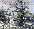 hiver à montfoucault 2 1875 Camille Pissarro